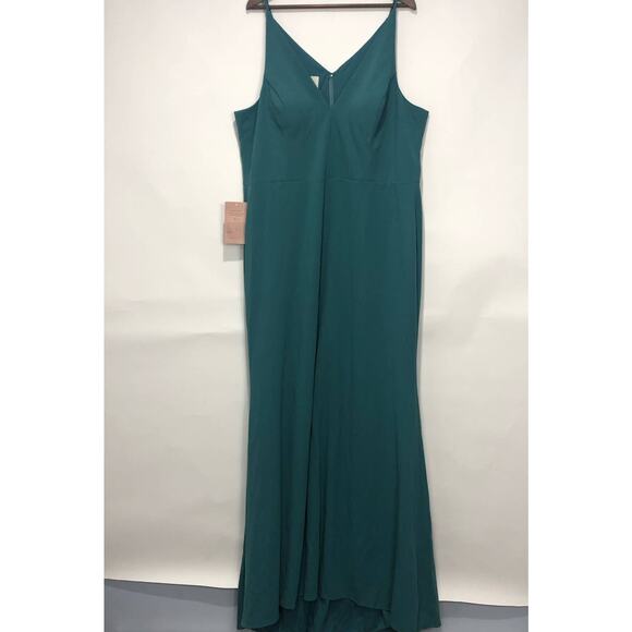 BHLDN Womens Jones Maxi Dress Teal Size US 24 - Picture 3 of 10